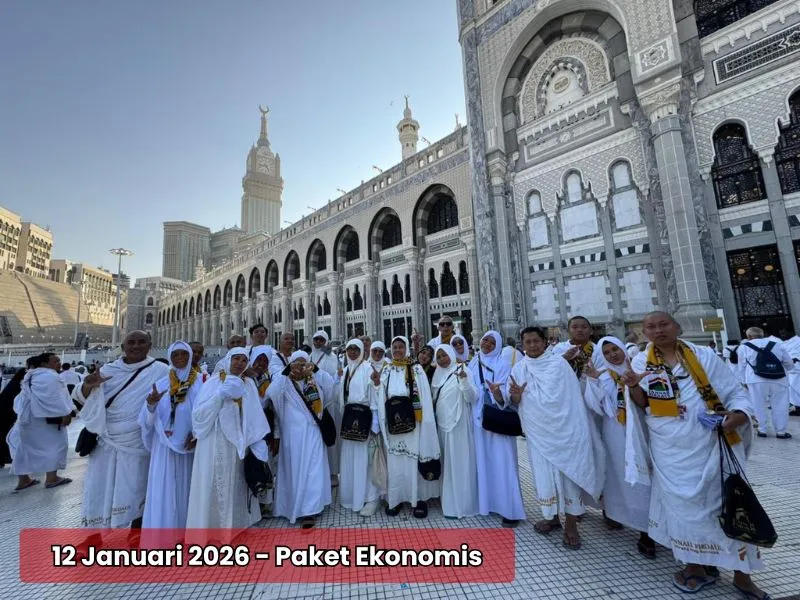 Dokumentasi jamaah Jannah Firdaus Travel di Masjidil Haram